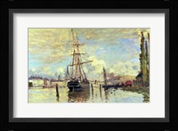 The Seine at Rouen, 1872 Fine Art Print