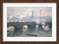 Study of Waterloo Bridge at Dusk, 1903 Fine Art Print