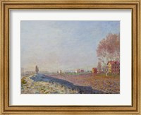 The Plain of Colombes, White Frost, 1873 Fine Art Print