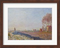 The Plain of Colombes, White Frost, 1873 Fine Art Print