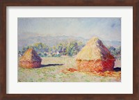 Haystacks in the Sun, Morning Effect, 1891 Fine Art Print