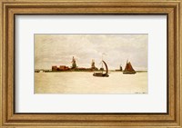 The Outer Harbour at Zaandam, 1871 Fine Art Print