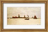 The Outer Harbour at Zaandam, 1871 Fine Art Print
