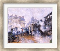 The Pont de l'Europe, Gare Saint-Lazare, 1877 Fine Art Print