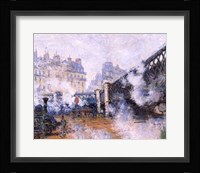 The Pont de l'Europe, Gare Saint-Lazare, 1877 Fine Art Print