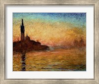 View of San Giorgio Maggiore, Venice by Twilight, 1908 Fine Art Print