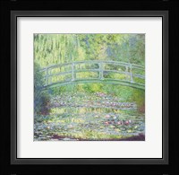 The Waterlily Pond with the Japanese Bridge, 1899 Framed Print