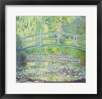 The Waterlily Pond with the Japanese Bridge, 1899 Framed Print