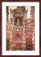 Rouen Cathedral, evening, harmony in brown, 1894 Fine Art Print
