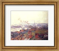General View of Rouen from St. Catherine's Bank, c.1892 Fine Art Print