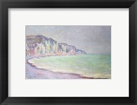 Cliffs at Pourville, 1896 Fine Art Print