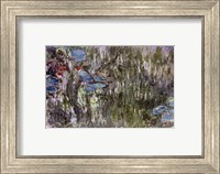 Waterlilies with Reflections of Willows, c.1920 Fine Art Print