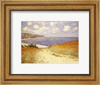 Path in the Wheat at Pourville, 1882 Fine Art Print