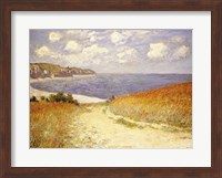 Path in the Wheat at Pourville, 1882 Fine Art Print