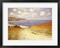 Path in the Wheat at Pourville, 1882 Fine Art Print