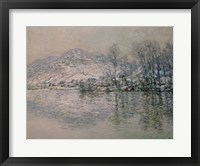 The Seine at Port Villez in Winter, 1885 Fine Art Print