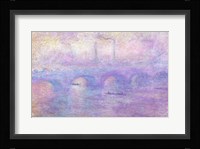 Waterloo Bridge in Fog, 1899-1901 Fine Art Print