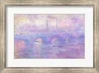 Waterloo Bridge in Fog, 1899-1901 Fine Art Print