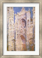 Rouen Cathedral, West Facade, Sunlight, 1894 Fine Art Print