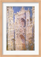 Rouen Cathedral, West Facade, Sunlight, 1894 Fine Art Print