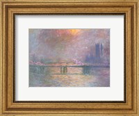 The Thames with Charing Cross bridge, 1903 Fine Art Print
