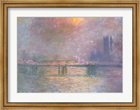The Thames with Charing Cross bridge, 1903 Fine Art Print