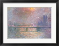 The Thames with Charing Cross bridge, 1903 Fine Art Print