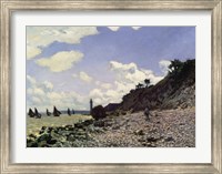 Beach at Honfleur, c.1867 Fine Art Print