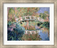 The Japanese Bridge, Giverny, 1892 Fine Art Print