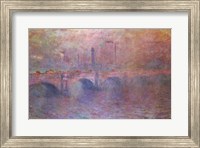 The Thames at Waterloo Bridge, 1903 Fine Art Print