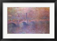 The Thames at Waterloo Bridge, 1903 Framed Print