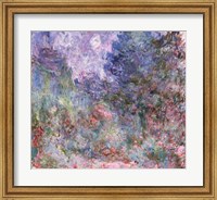 The House at Giverny Viewed from the Rose Garden, 1922-24 Fine Art Print