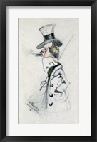 Dandy with a Cigar, 1857 Fine Art Print