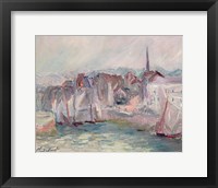 Boats in the Port of Honfleur, 1917 Fine Art Print