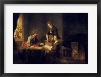 Christ in the House of Martha and Mary Fine Art Print