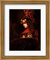 Pallas Athena or, Armoured Figure Fine Art Print