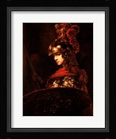 Pallas Athena or, Armoured Figure Framed Print
