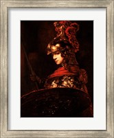 Pallas Athena or, Armoured Figure Fine Art Print