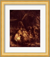 Adoration of the Shepherds, 1646 Fine Art Print