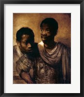 Two Negroes, 1661 Fine Art Print