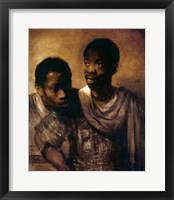 Two Negroes, 1661 Fine Art Print