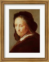 Portrait of an old Woman, c.1600-1700 Fine Art Print