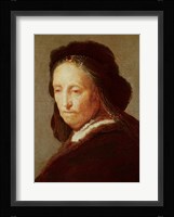 Portrait of an old Woman, c.1600-1700 Fine Art Print