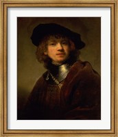 'Tronie' of a Young Man with Gorget and Beret, c.1639 Fine Art Print