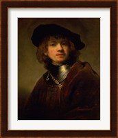 'Tronie' of a Young Man with Gorget and Beret, c.1639 Fine Art Print