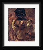 Moses Smashing the Tablets of the Law, 1659 Fine Art Print