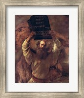 Moses Smashing the Tablets of the Law, 1659 Fine Art Print