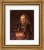 Portrait of an Elderly Woman, c. 1650 Fine Art Print
