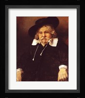 Portrait of an old man, 1667 Fine Art Print