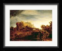 Landscape with a Chateau Fine Art Print